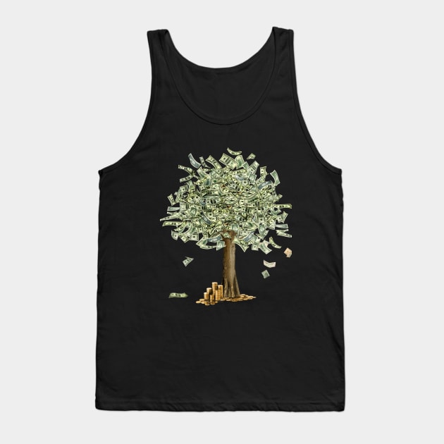 Dollar's Tree T-shirt Tank Top by TotaSaid